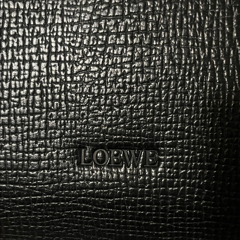 Loewe Black Vintage Leather Tote with Gold Hardware - Picture 2 of 11